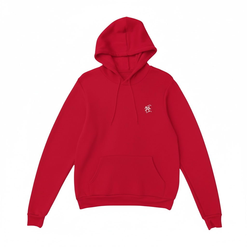 BASIC LOGO HOODIE Kırmızı