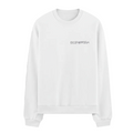 BASIC LOGO OVERSIZE SWEATSHIRT Beyaz
