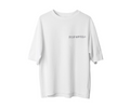BASIC LOGO OVERSIZE T-SHIRT Beyaz