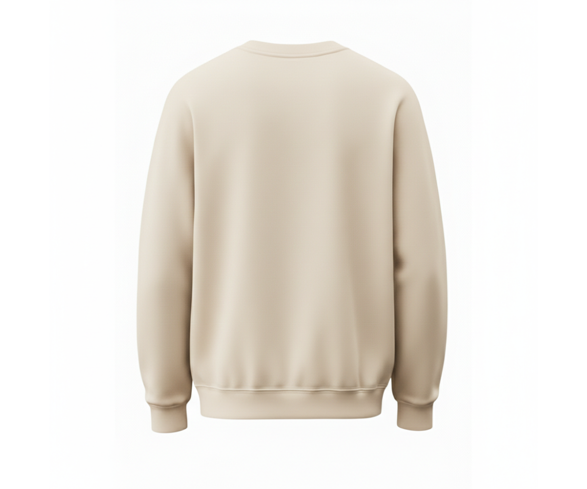 BASIC LOGO SWEATSHIRT Bej