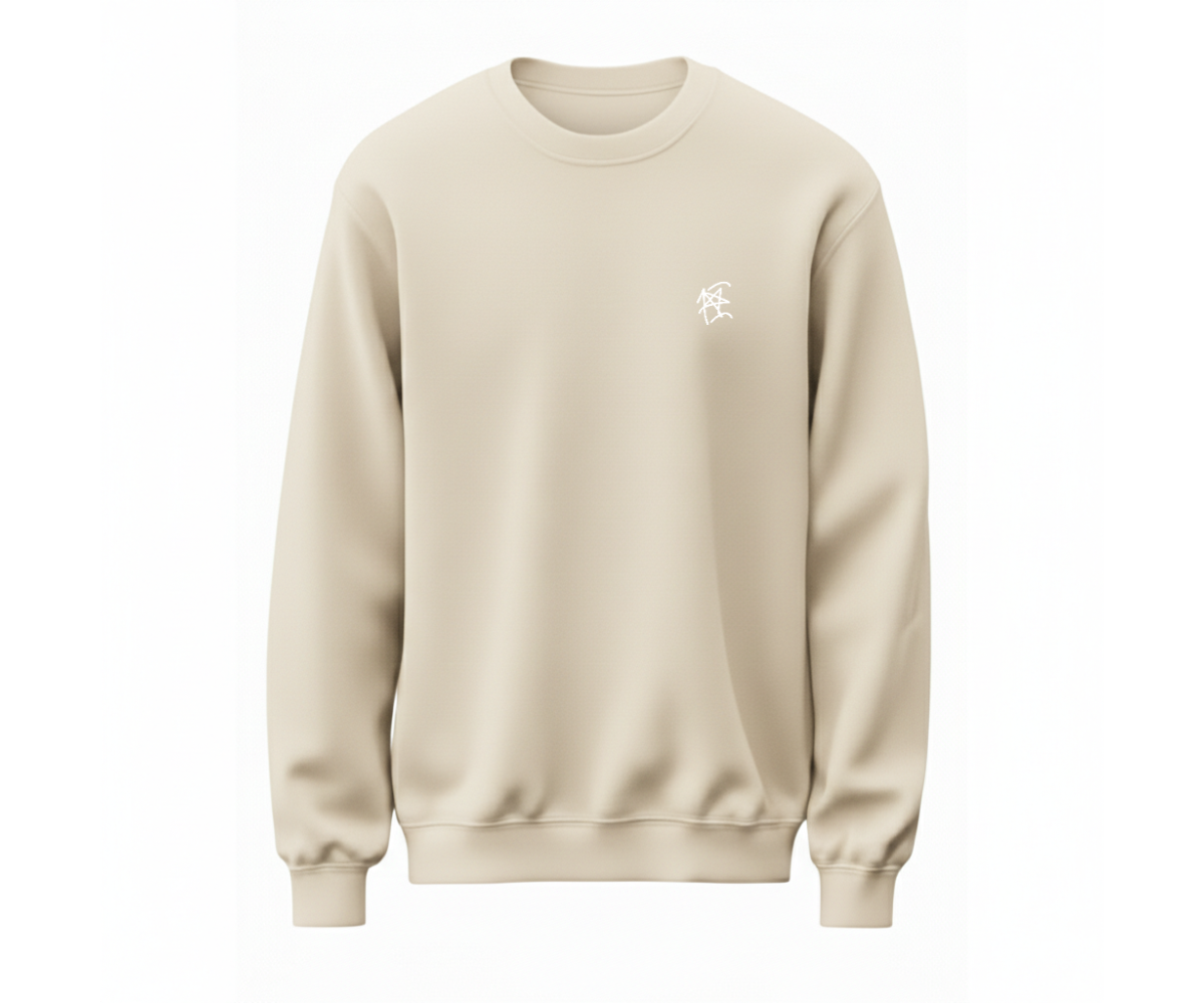 BASIC LOGO SWEATSHIRT Bej