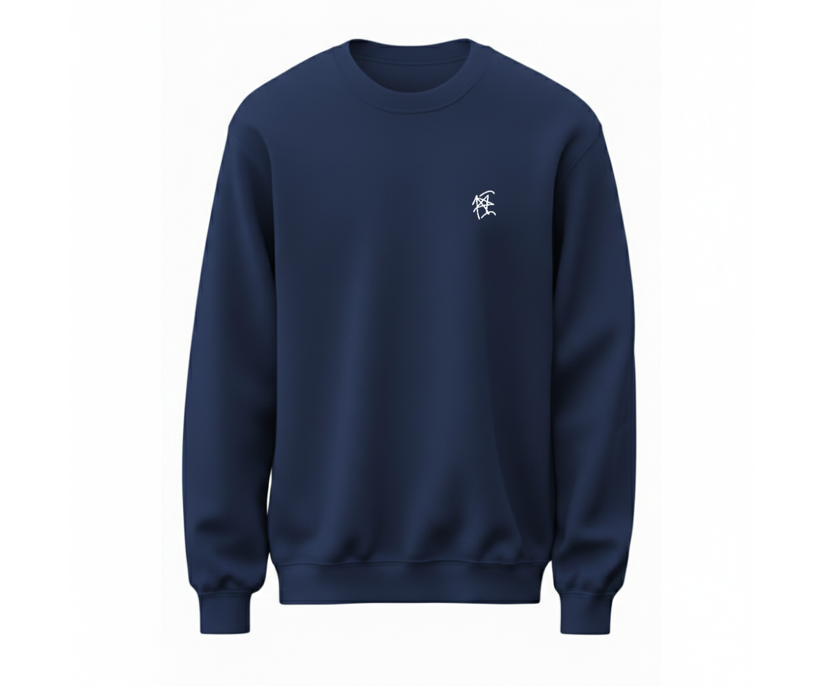 BASIC LOGO SWEATSHIRT Lacivert