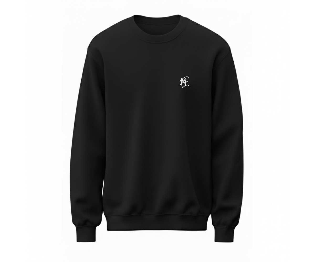 BASIC LOGO SWEATSHIRT Siyah